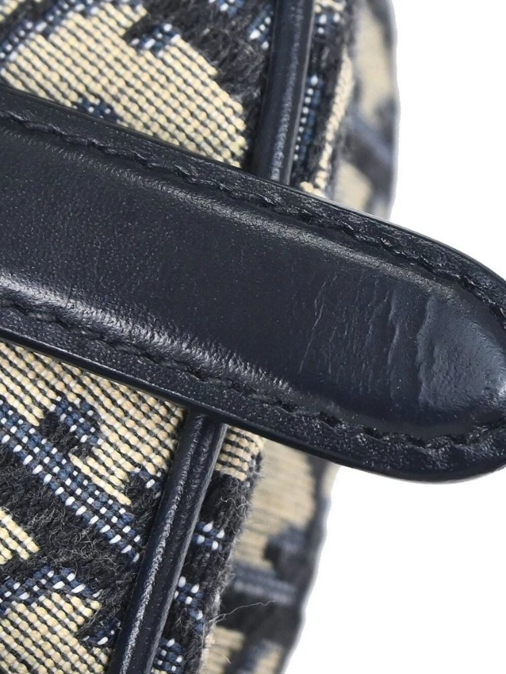 Christian Dior Navy Trotter Oblique Mini Saddle 2way Handbag 05-RU-1118 187711 - Picture 3 of 16